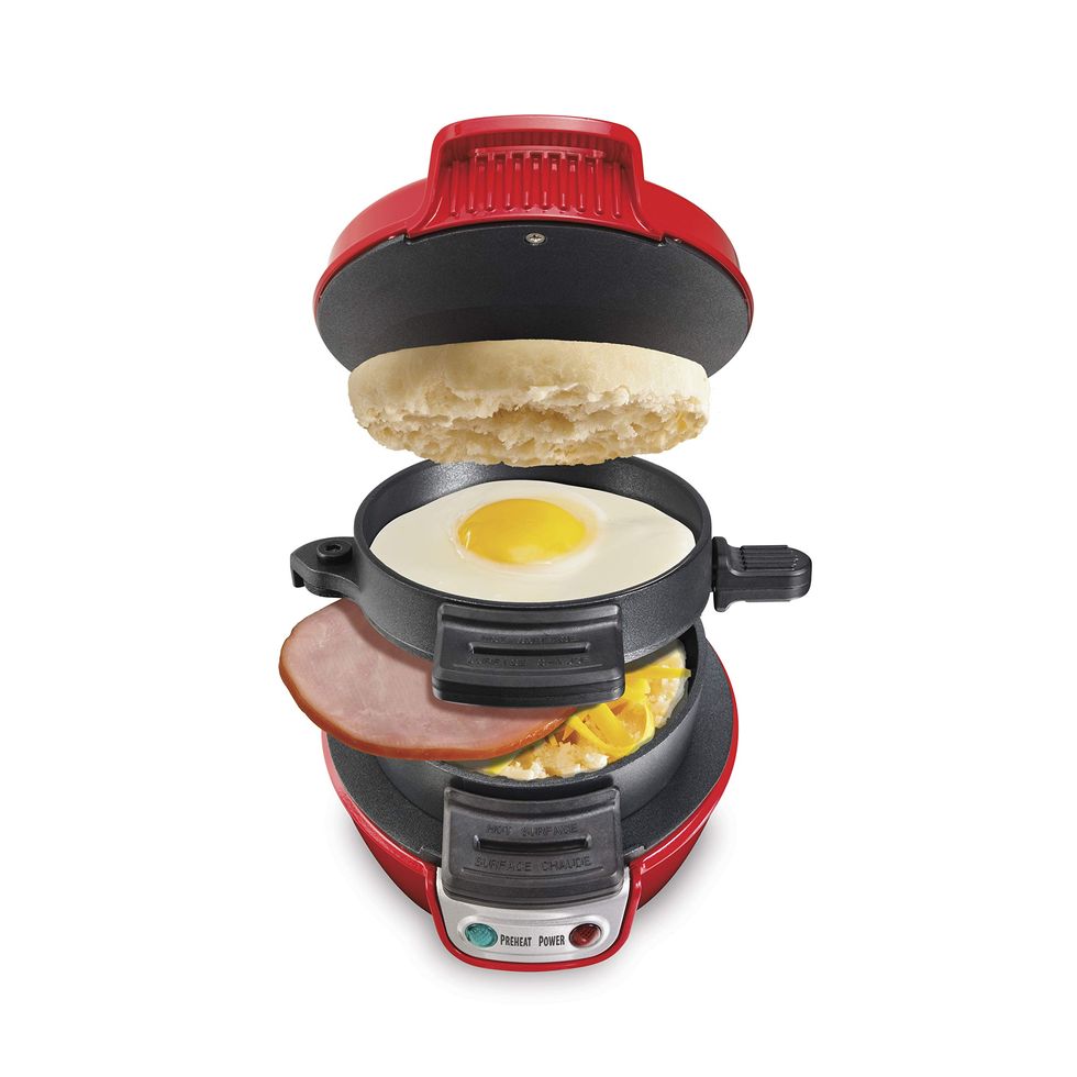 Breakfast Sandwich Maker with Egg Cooker Ring