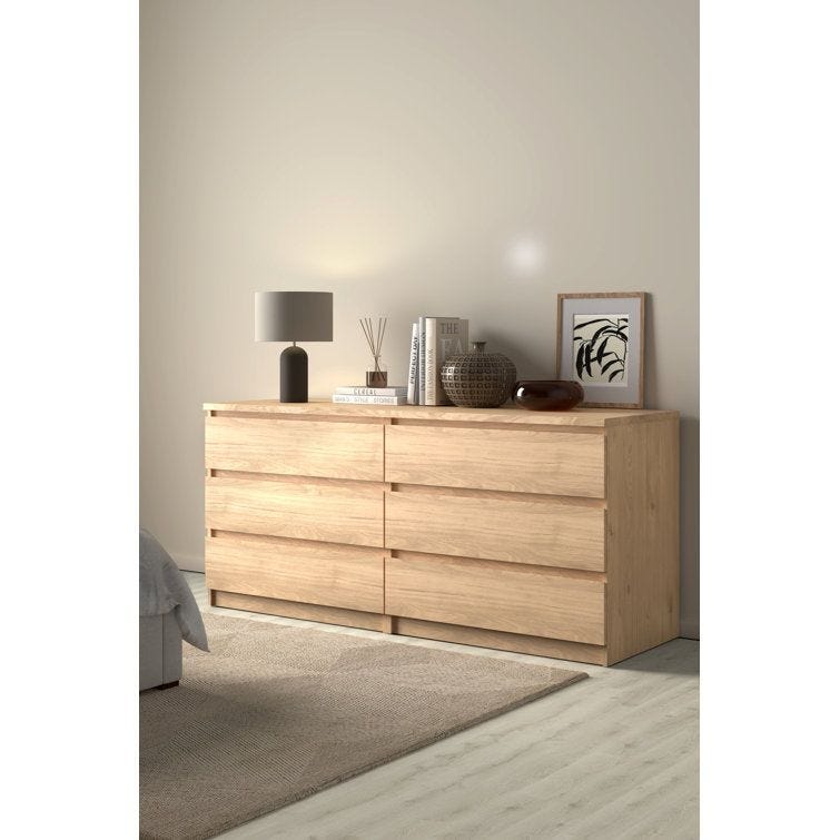 Kepner Six-Drawer Double Dresser