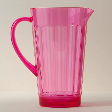 Anthropologie Lucia Acrylic Pitcher