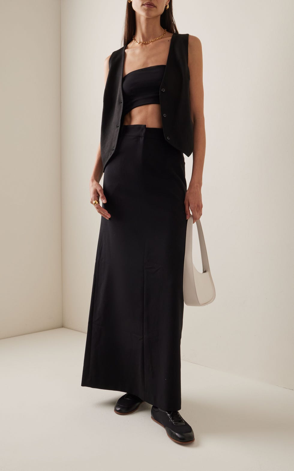 The Frankie Shop Malvo Maxi Pencil Skirt