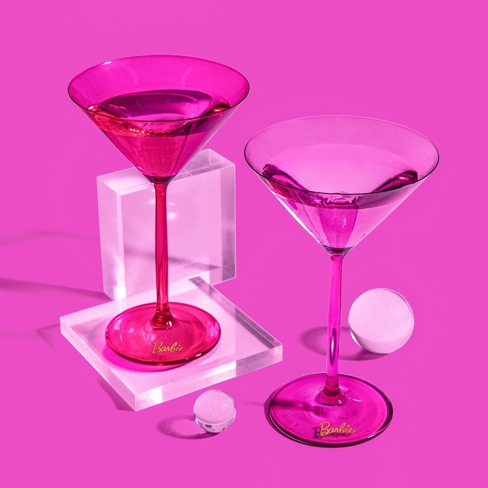 Dragon Glassware x Barbie Martini Glasses