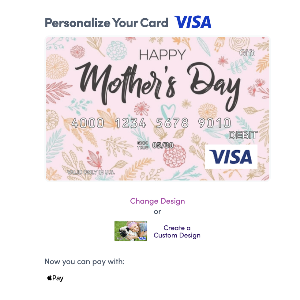 A Gift Card To Do Something Special 