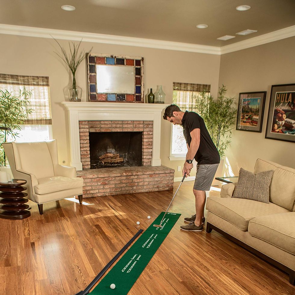 Pro Indoor Putting Green with Ball Return