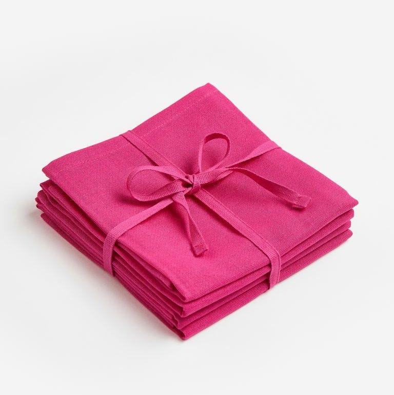 H&M Cotton Napkins, 4-Pack