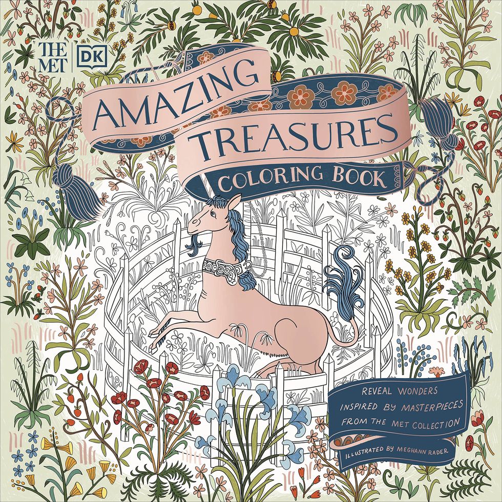 The Met Amazing Treasures Coloring Book: Reveal Wonders Inspired by Masterpieces from The Met Collection