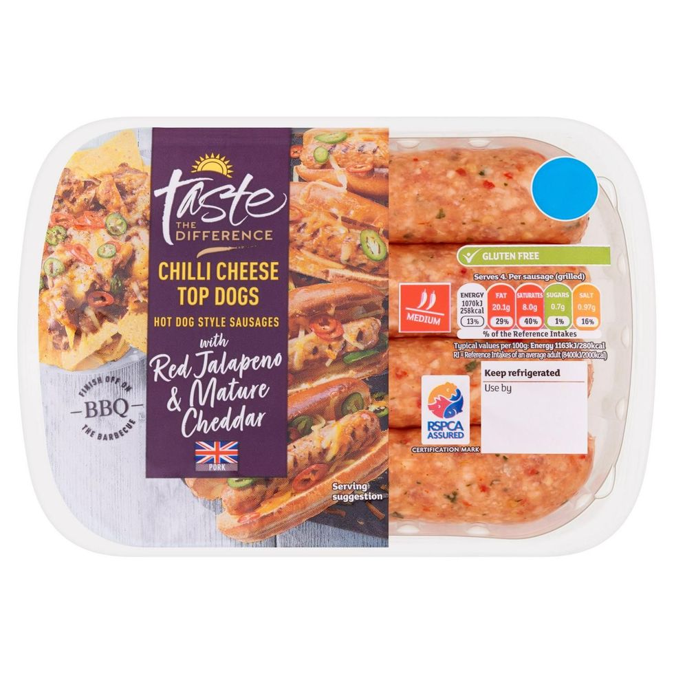 Sainsbury’s Taste the Difference Chilli Cheese Top Dogs 400g