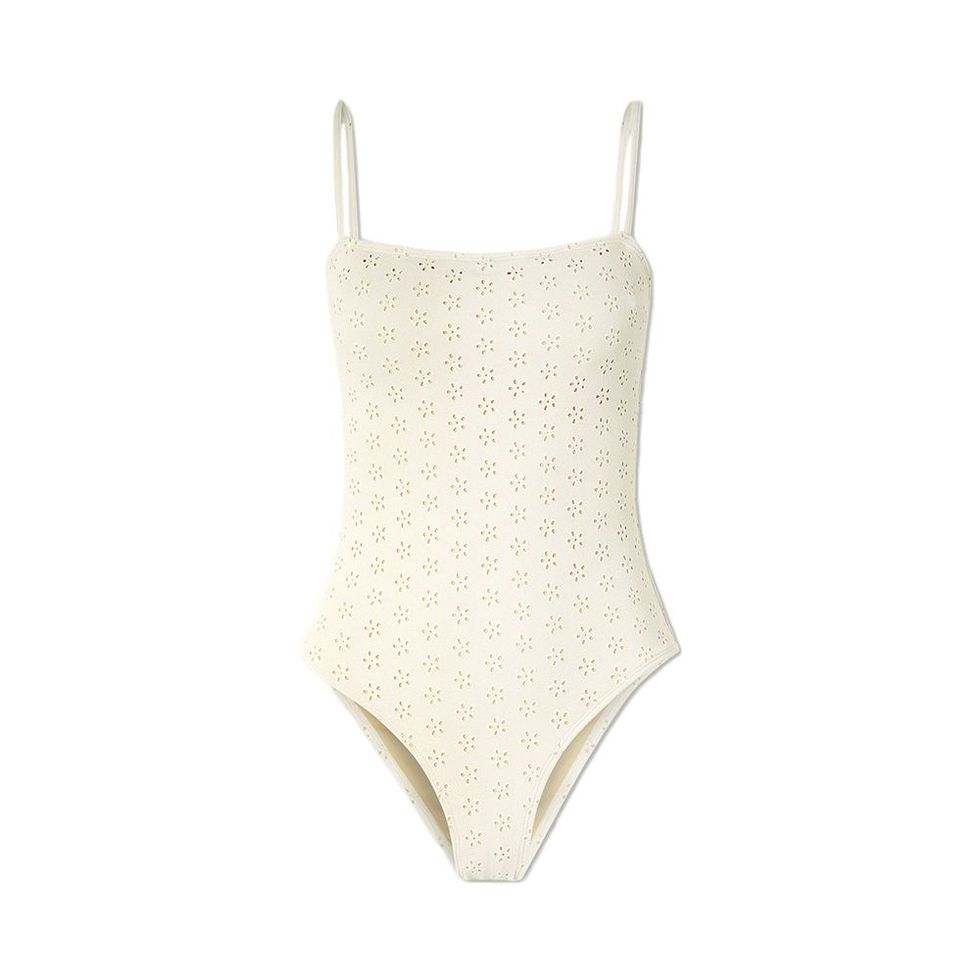 Recycled Broderie Anglaise Swimsuit