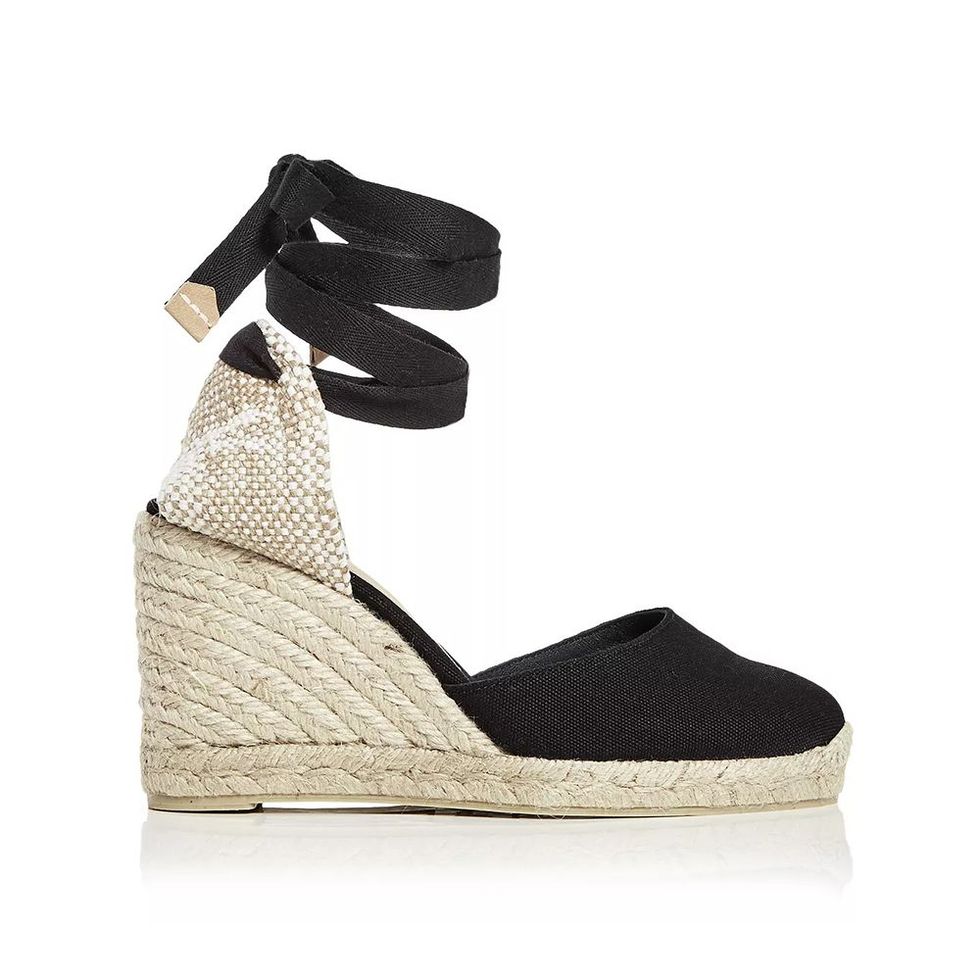 Carina Ankle Tie Espadrille Wedge Sandals