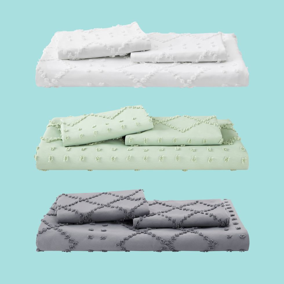 Tufted Embroidery Duvet Cover Set