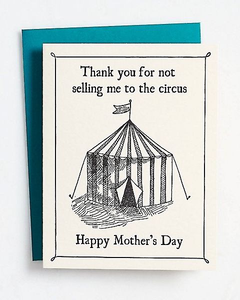 Circus Mother's Day Card