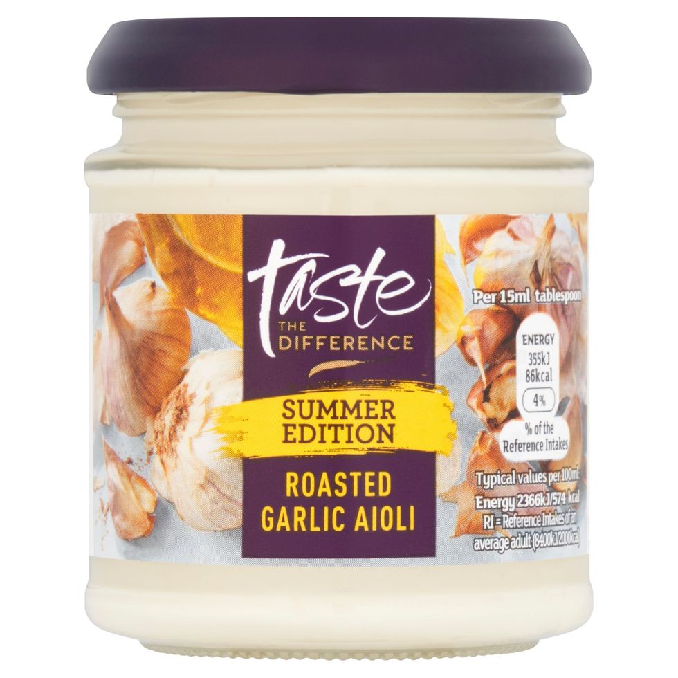 Sainsburys Taste the Difference Roasted Garlic Aioli 190ml