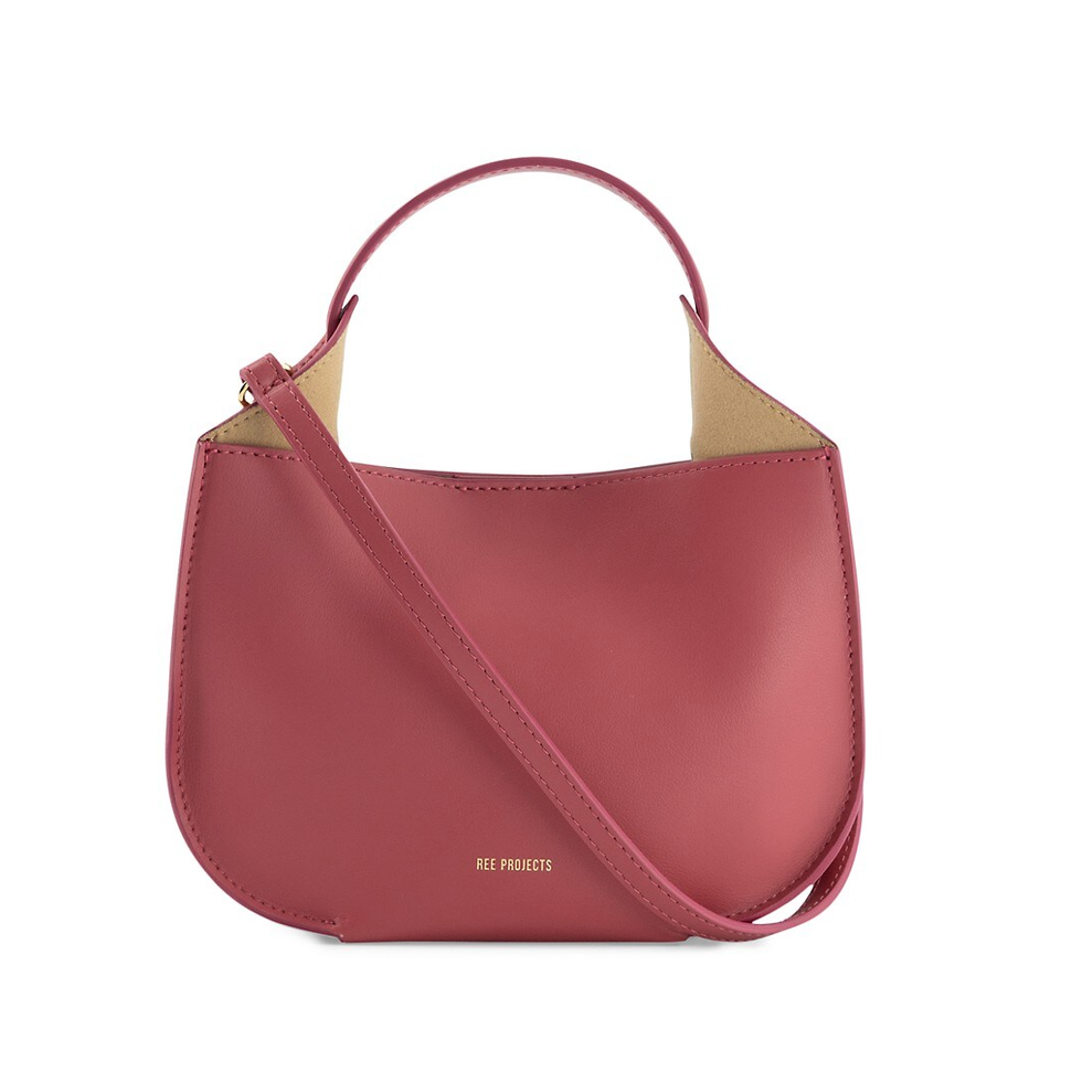 Mini Helene Leather Hobo Bag