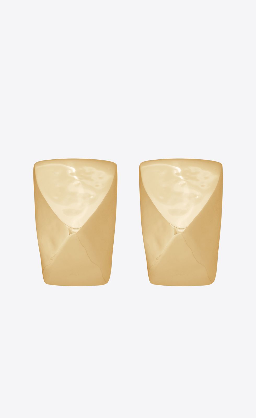 Pyramid Earrings in 18k Yellow Gold