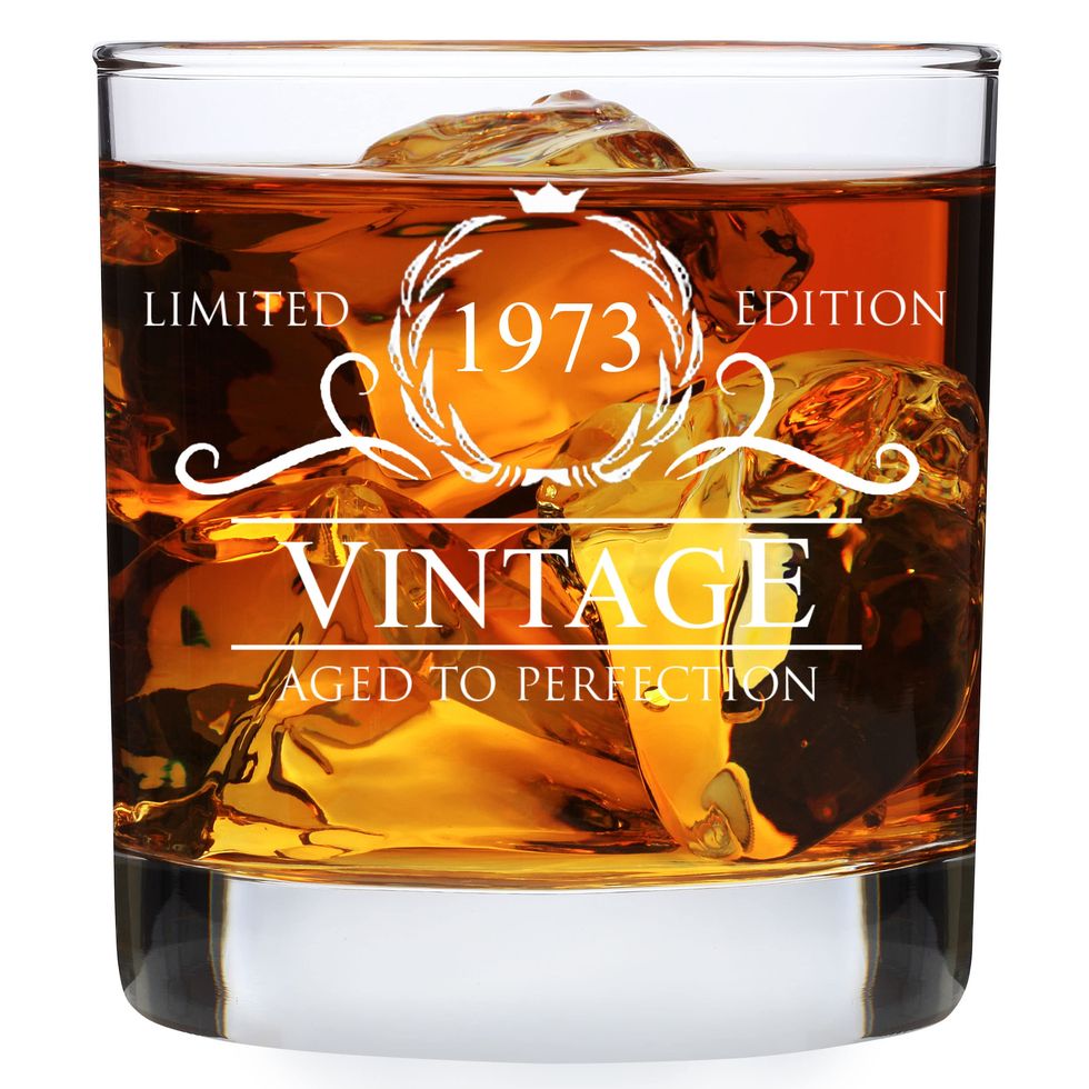 1973 Vintage Style Whiskey Glass