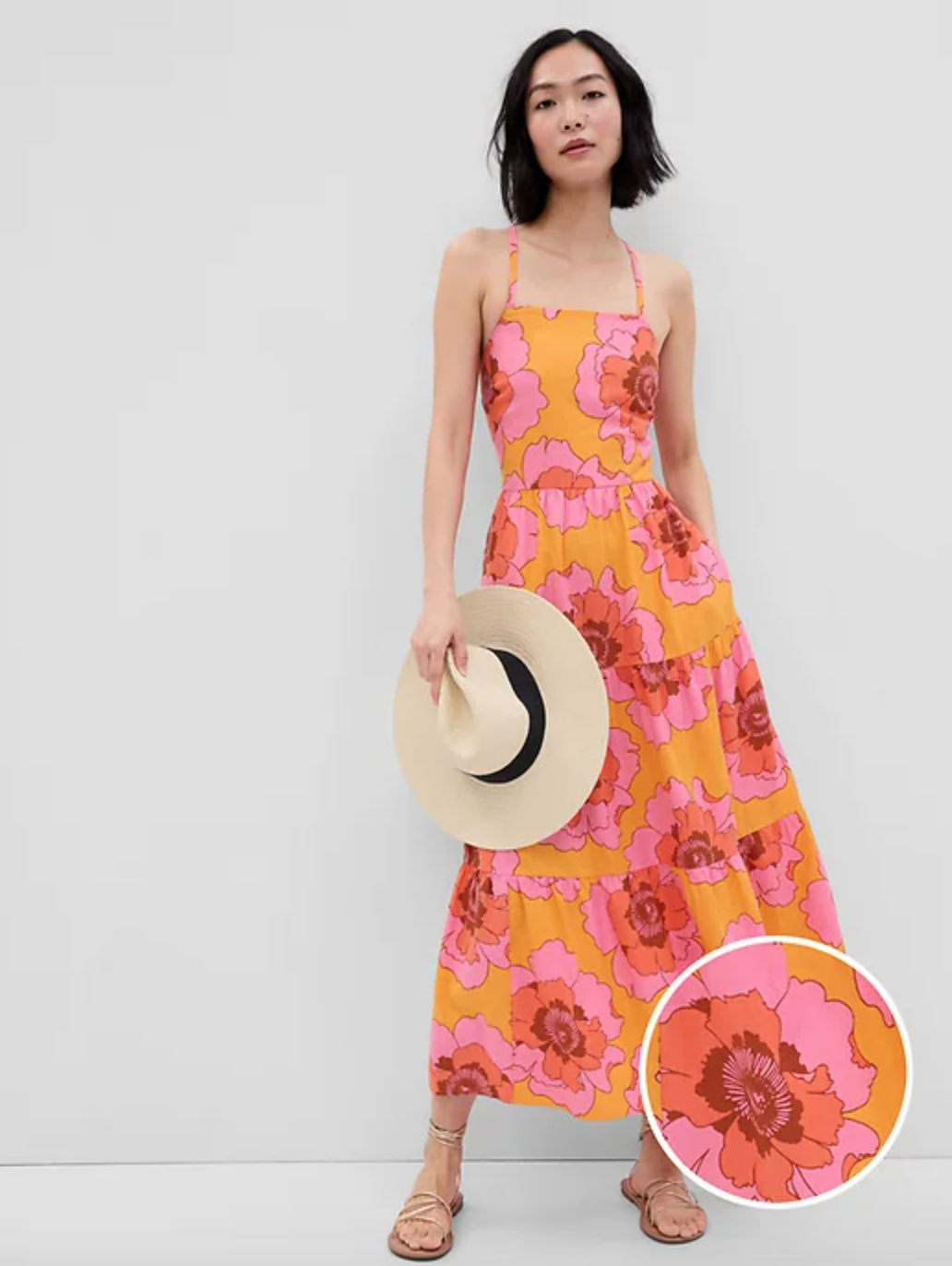 16 Best Sundresses For Women 2024 Cute Warm Weather Dresses   1683148300 Best Sundresses Linen Blend Floral Maxi Dress 6452cdea22e33 