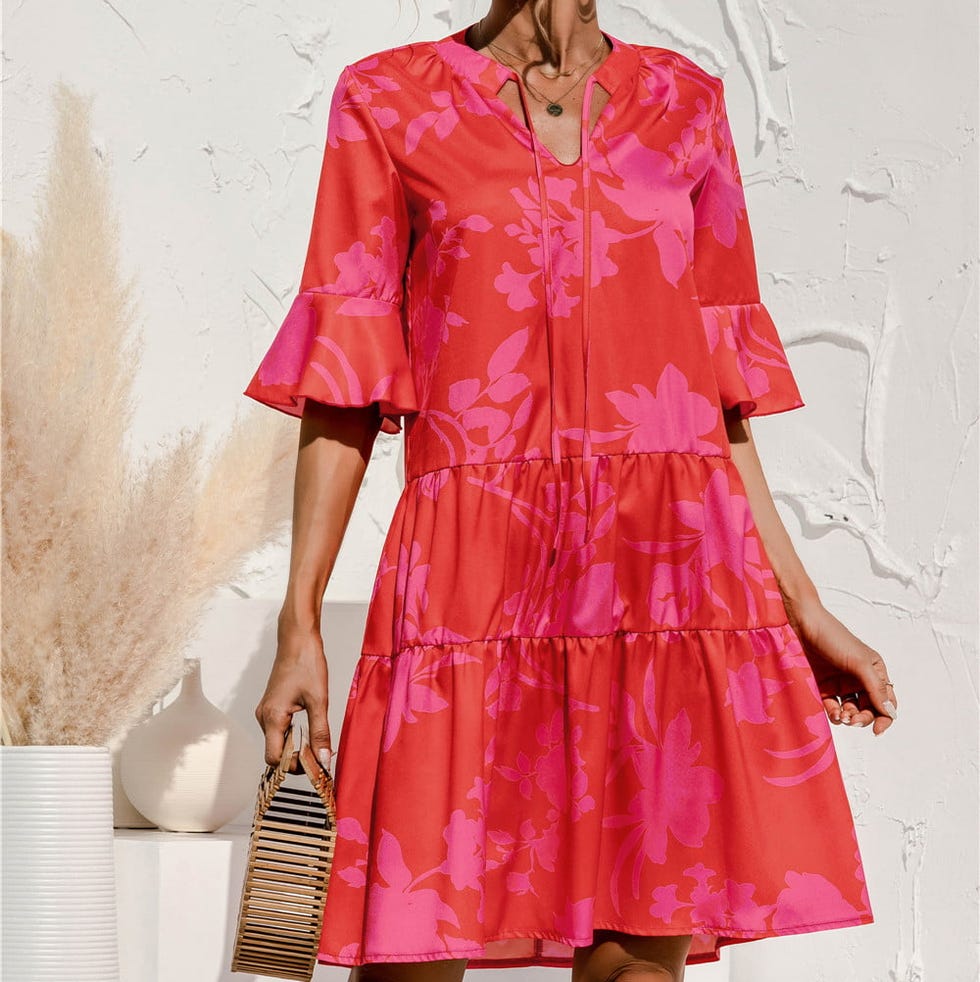 Summer V-Neck Babydoll Dress Summer V-Neck Babydoll Dress