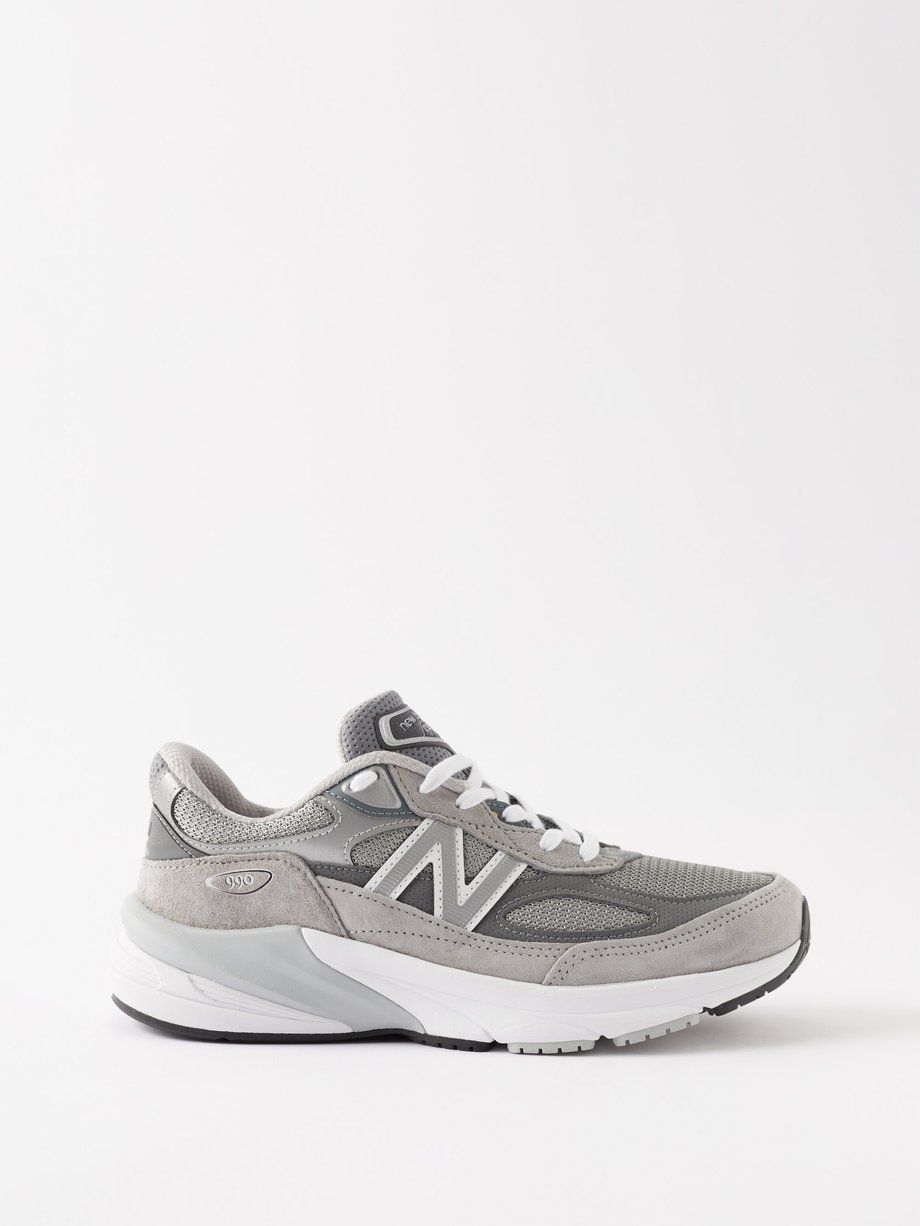 2023女生運動球鞋品牌款式推薦： New Balance 990 灰色跑步鞋
