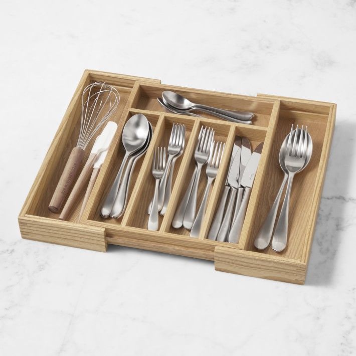 Hold Everything Expandable In-Drawer Flatware Organizer