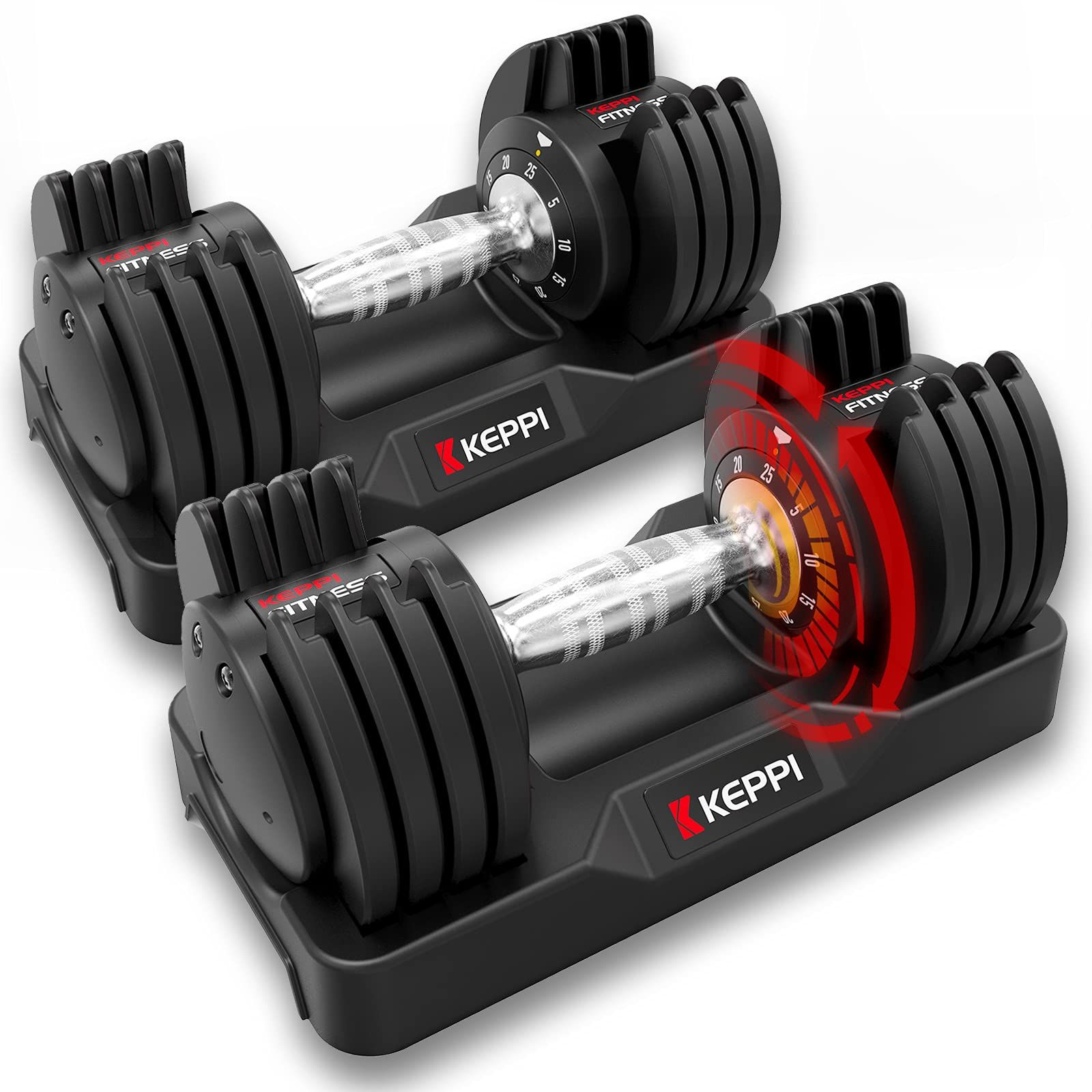 Budget adjustable dumbbells hot sale