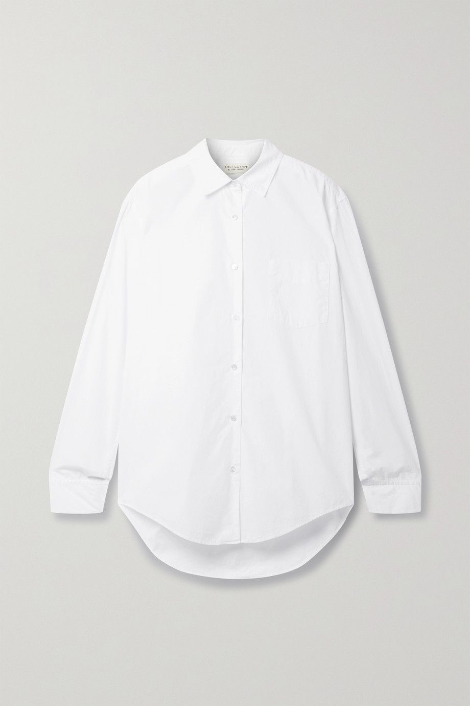 White button outlet up dress shirt