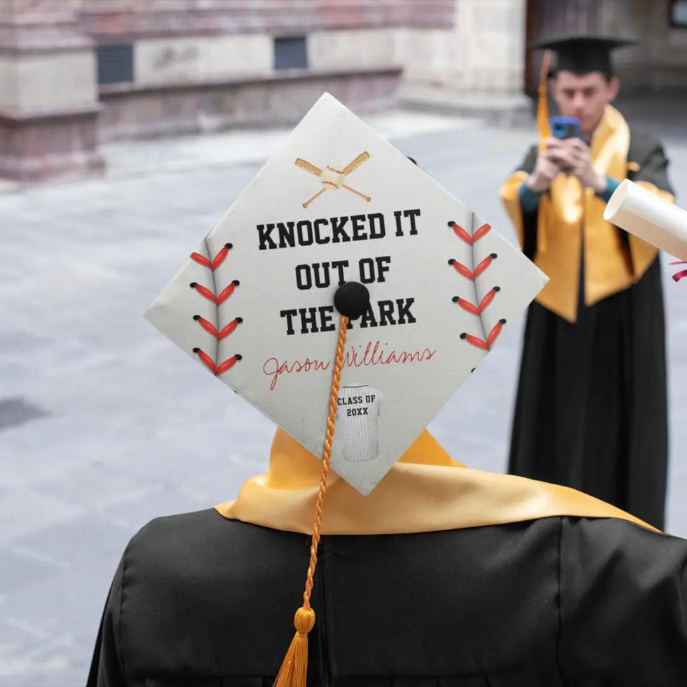 Baseball Graduation Cap