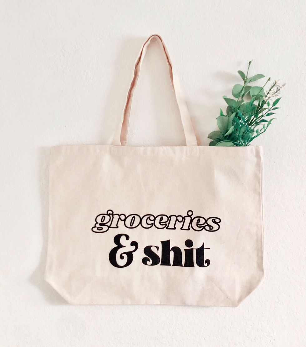 Groceries & Sh*t Tote Bag