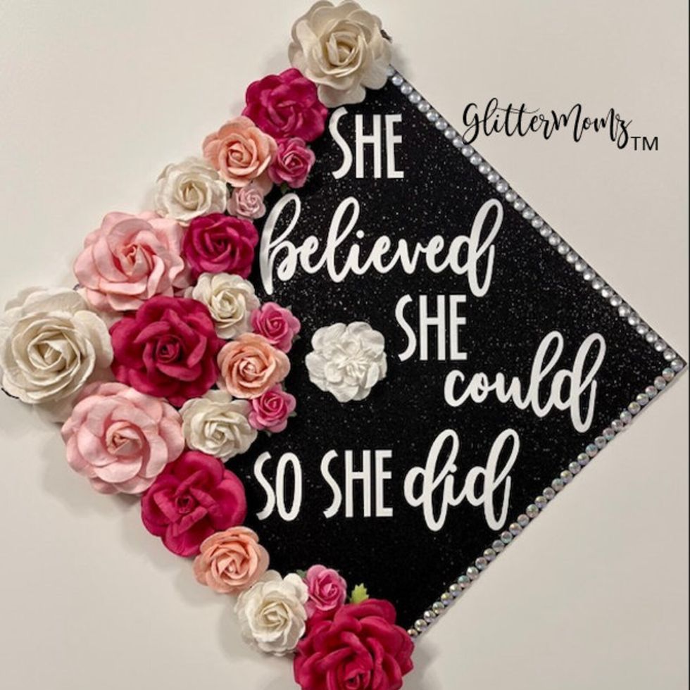 'She Believed She Could' Graduation Cap