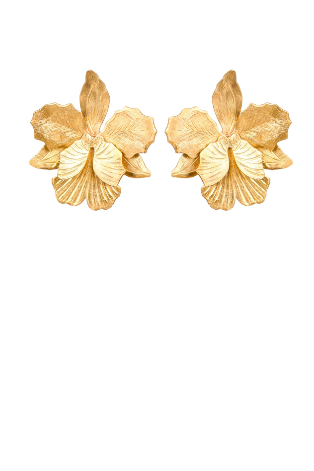 We Dream in Colour Little Laelia Orchid Earrings