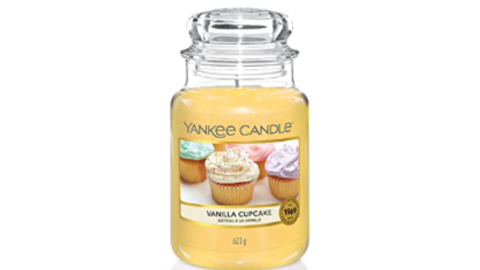 Yankee Candle al profumo di cupcake alla vaniglia 