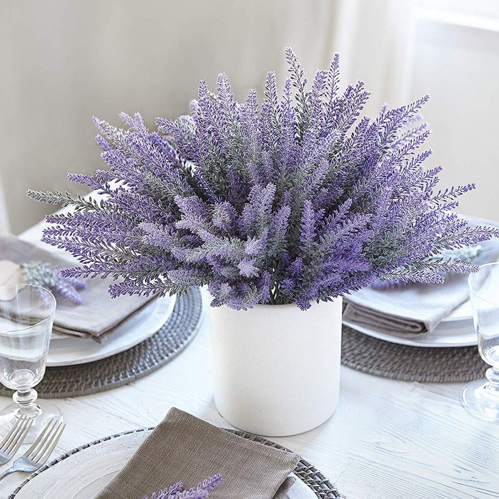 Lavender Vase Set  Lavender decor, Bathroom flowers, Vase set