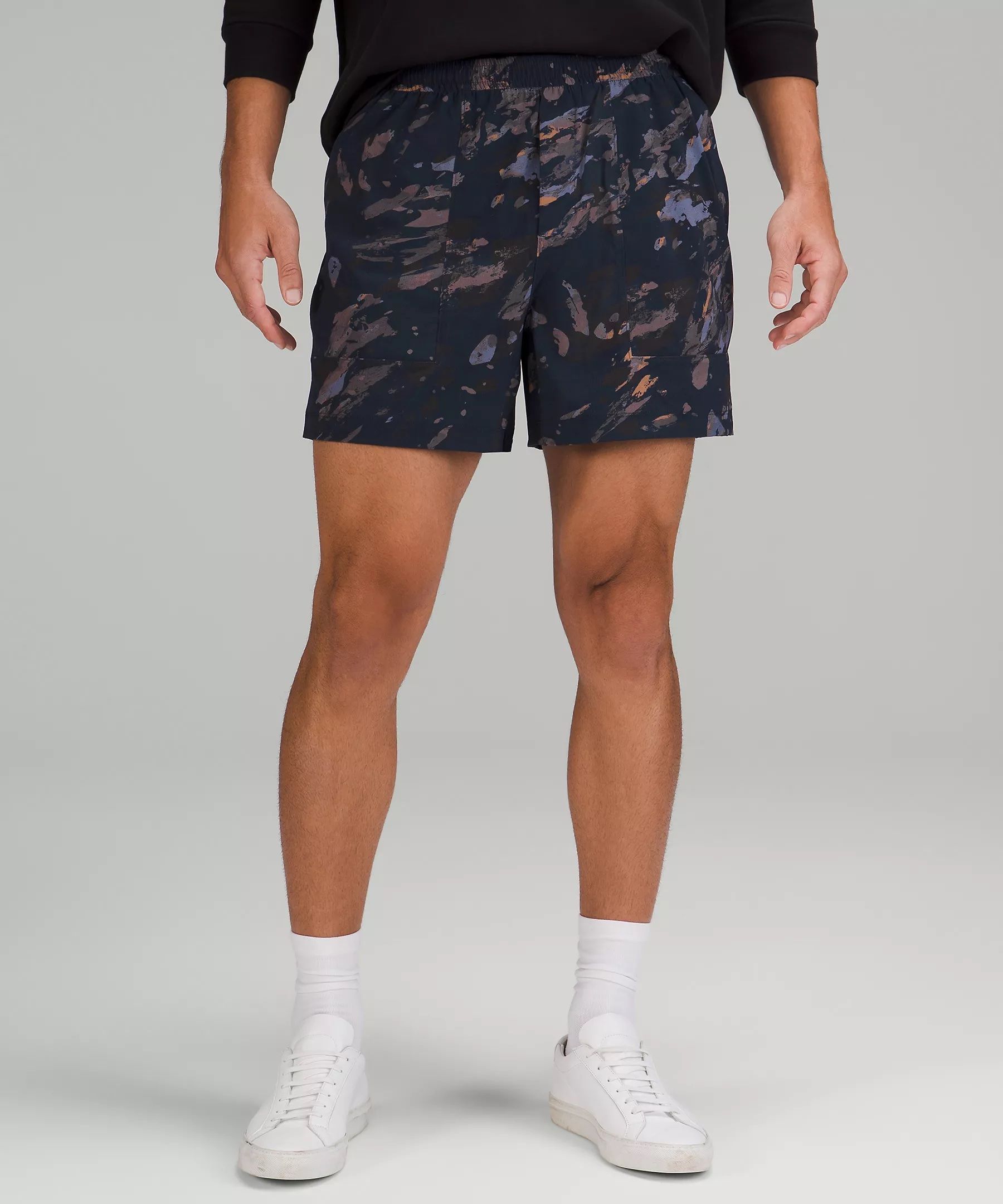 Lululemon blue camo on sale shorts