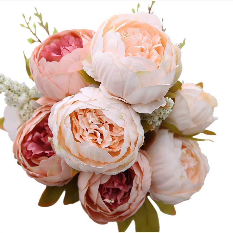 Handmade Ins Pink Flower Table Centerpiece Decor Artificial Roses Mini  Bouquet Flowers - China Small Bouquet and Mini Bouquet price