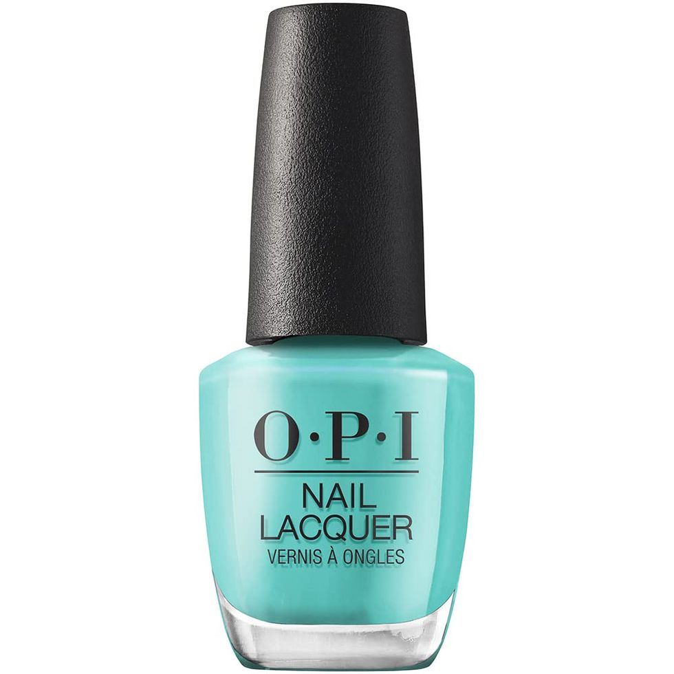 OPI Nail Lacquer, Opaque & Vibrant Crème Finish Green Nail Polish, Up to 7 Days of Wear, Chip Resistant & Fast Drying, Summer 2023 Collection, Summer Make the Rules, I'm Yacht Leaving, 0.5 fl oz