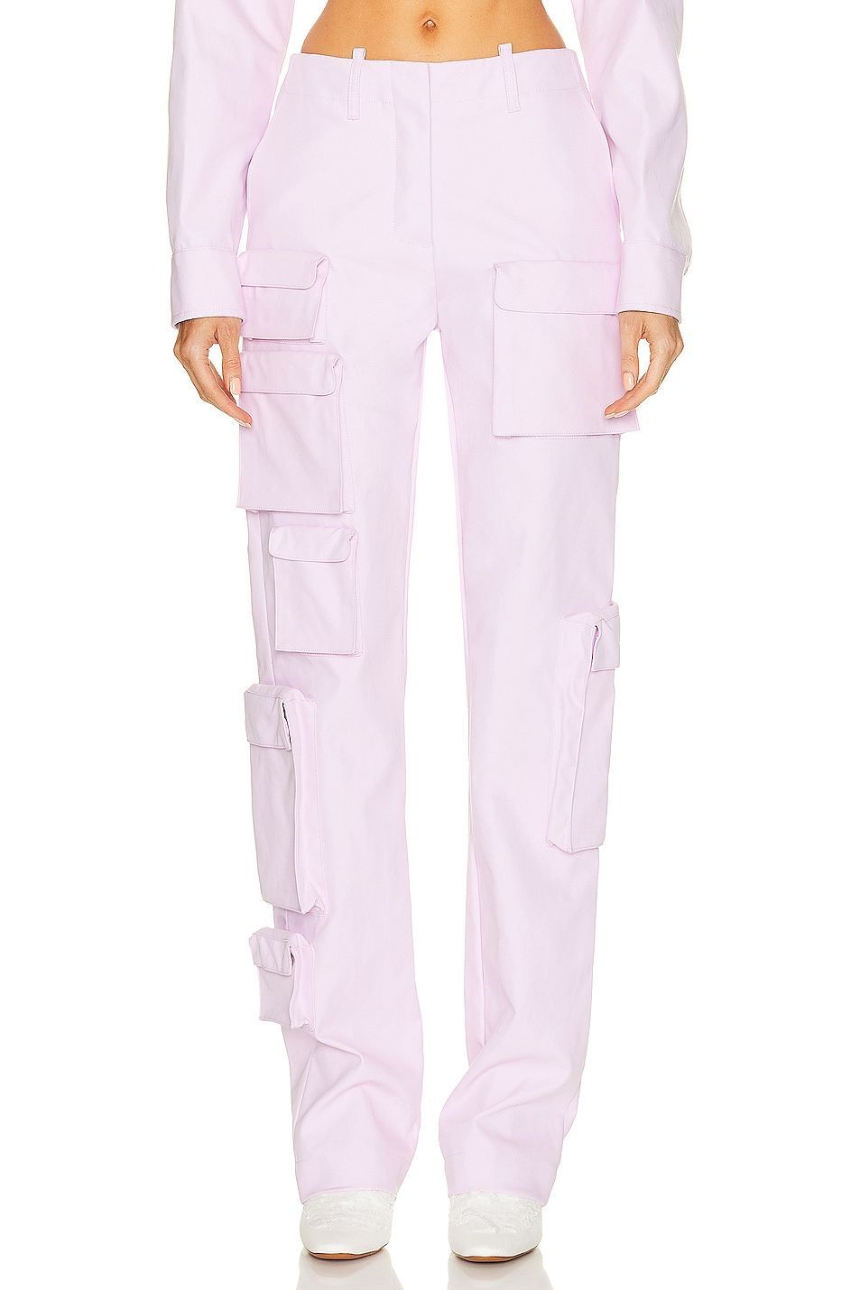 Light Pink Cargo Pants – ADN STUDIOS