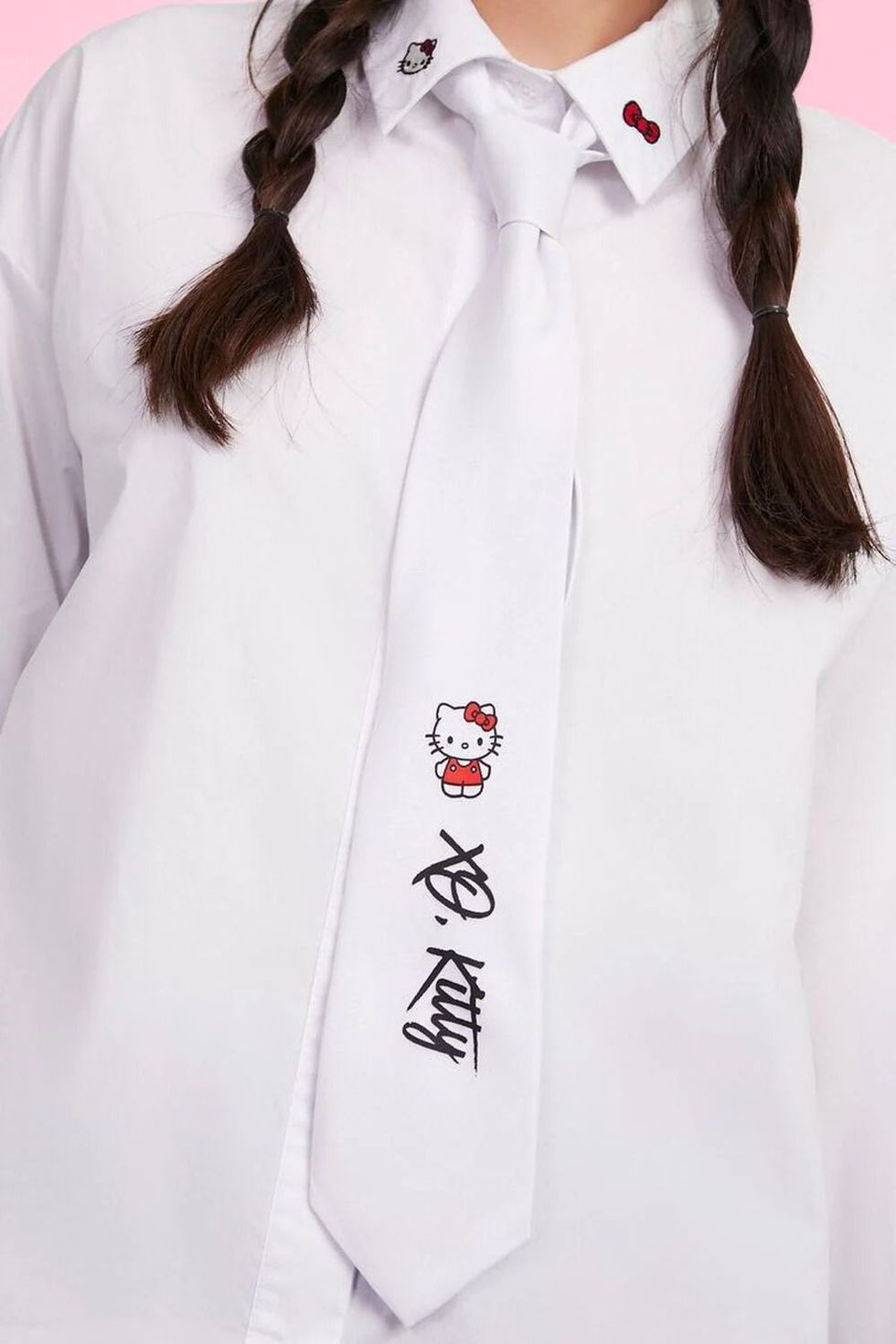 Forever 21 x Hello Kitty XO Kitty Varsity Jacket is a back to