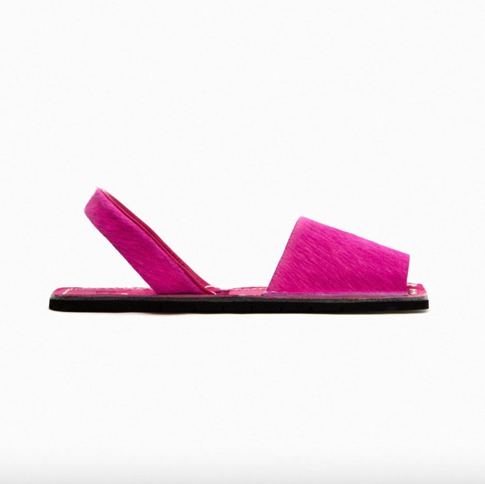 Sandalias 2024 fucsia zara