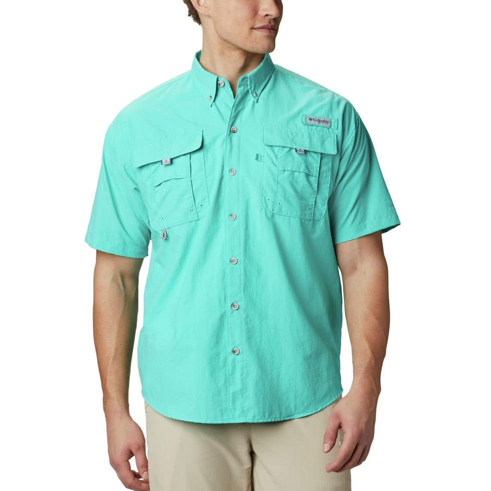 Fishing Shirts for Men Short Sleeve UPF 50+ Protection Sun Breathable Quick  Dry Magellan Shirts, Khaki, S : : Fashion