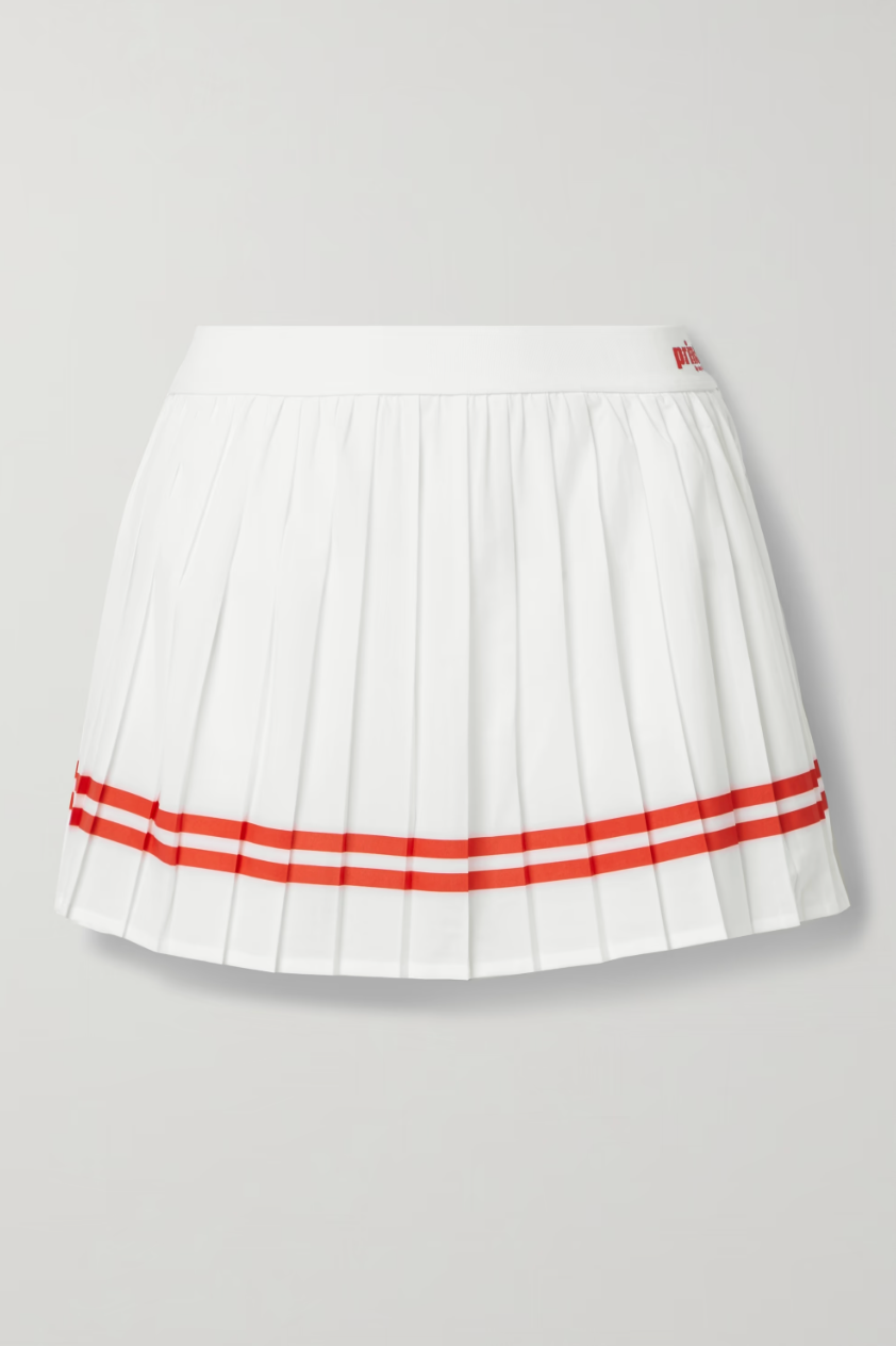 + Prince Pleated Striped Stretch Tennis Skirt