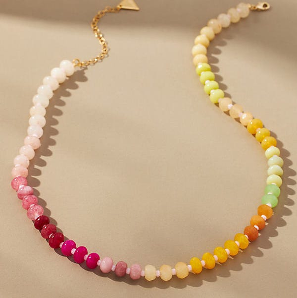 Rainbow Stone Necklace Rainbow Stone Necklace