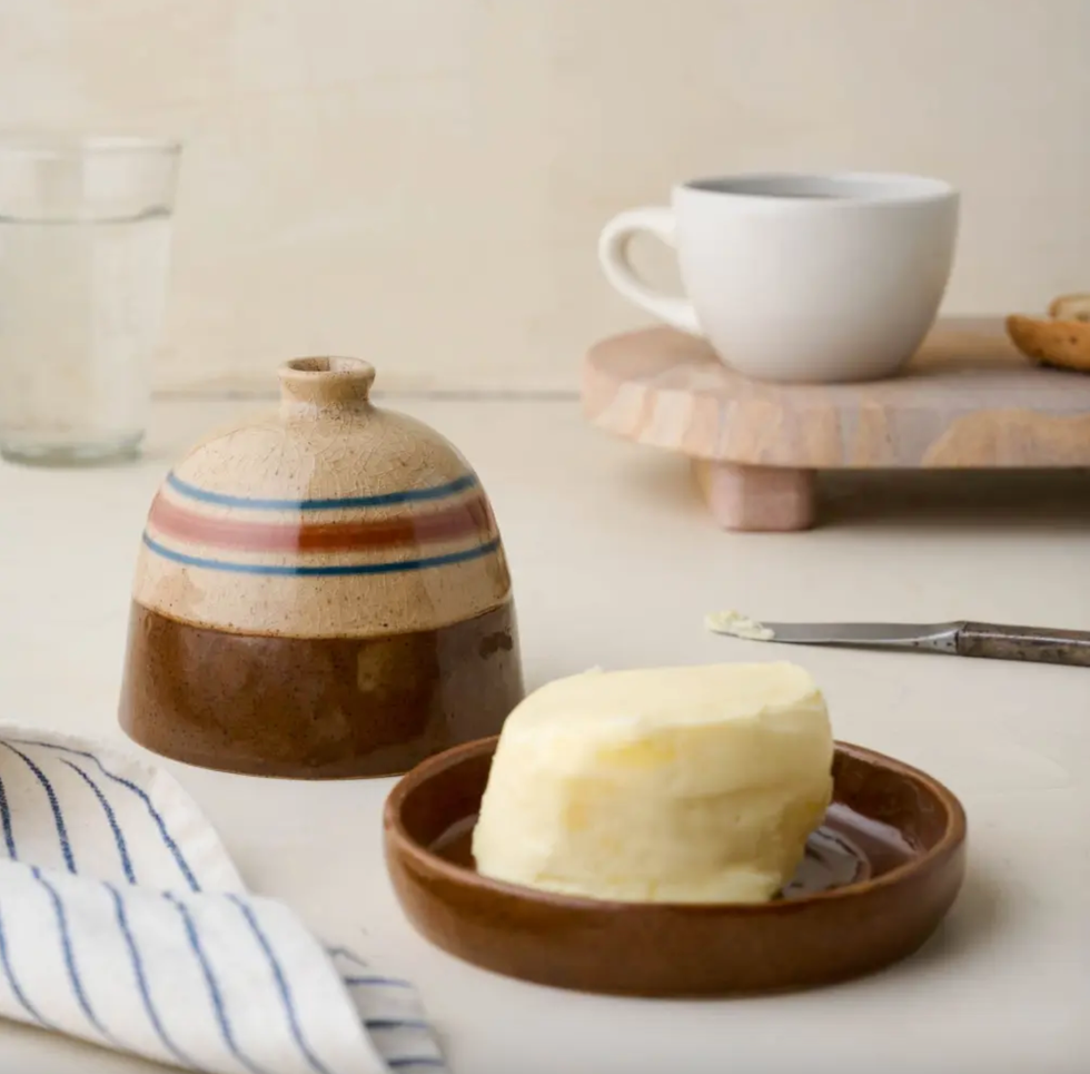 Maison Salt Glaze Butter Dish