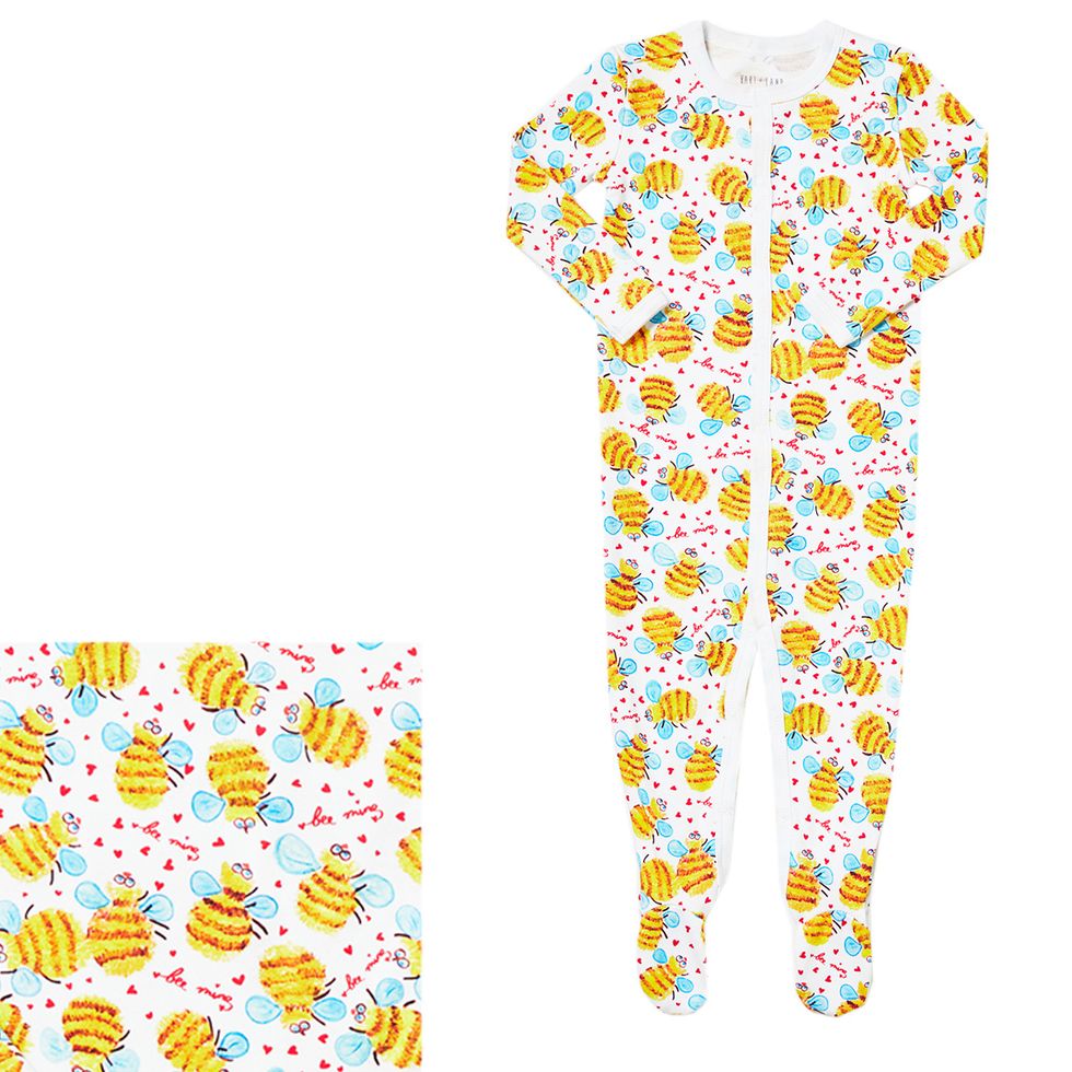Baby/Toddler Organic Pima Cotton Footed Bodysuit PJ – Bee Mine