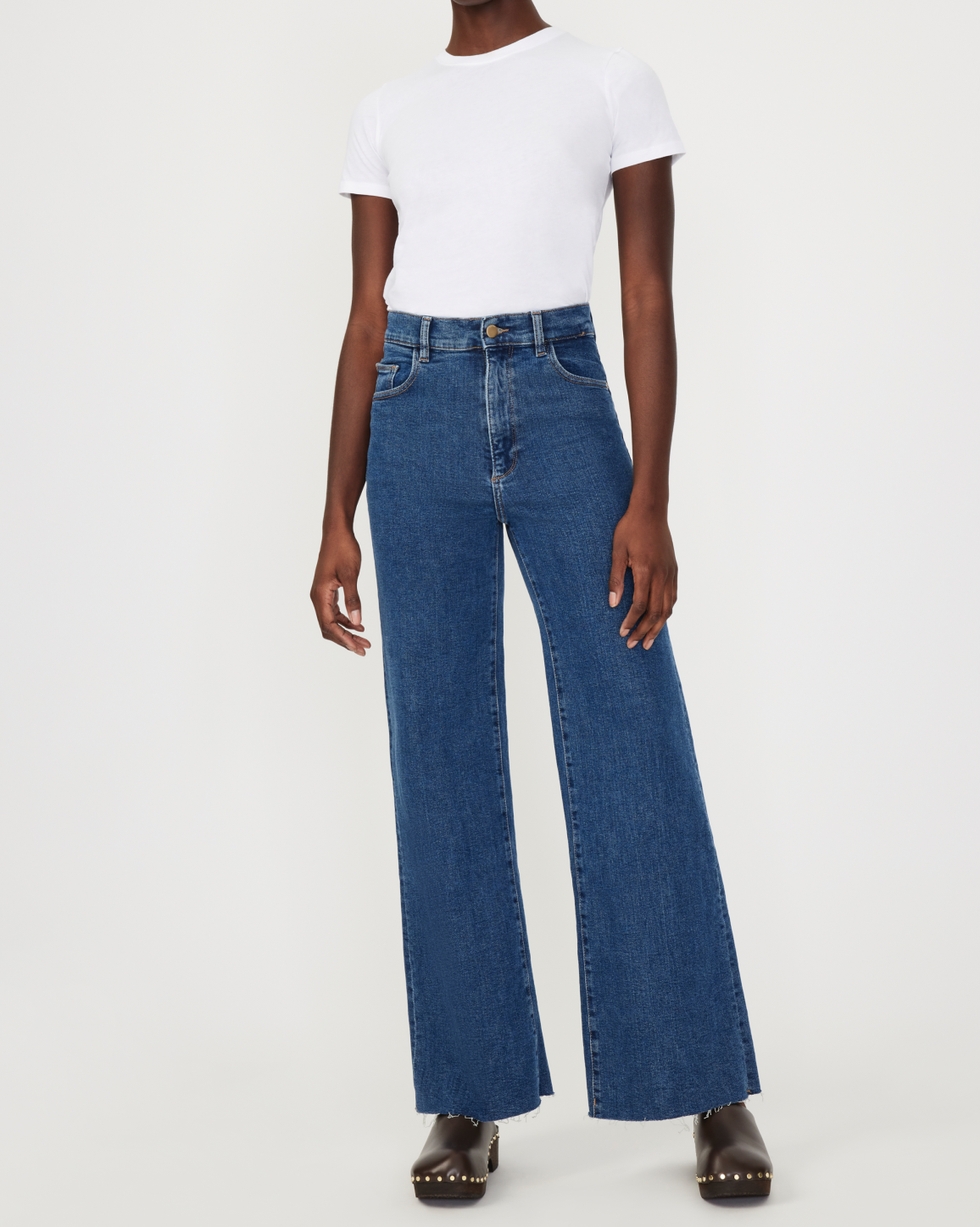 Hepburn High-Rise Wide-Leg Jeans