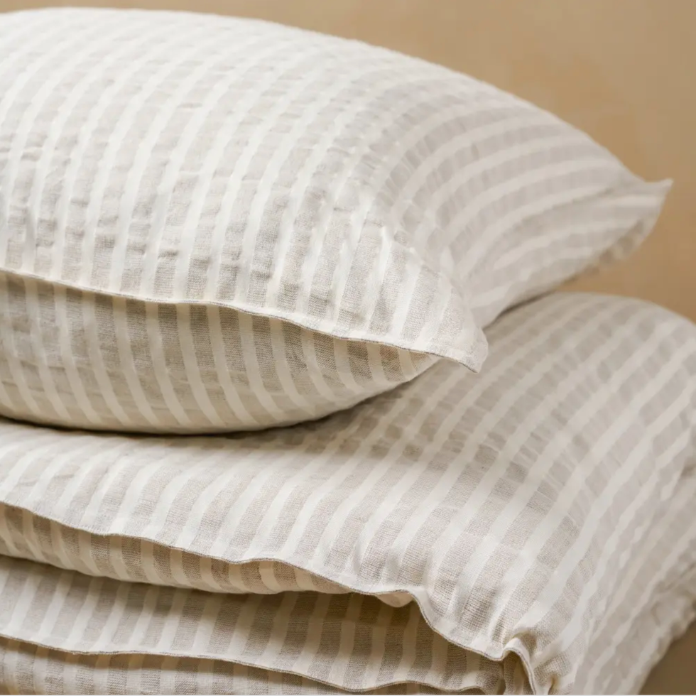 Stripe Linen Cotton Sham