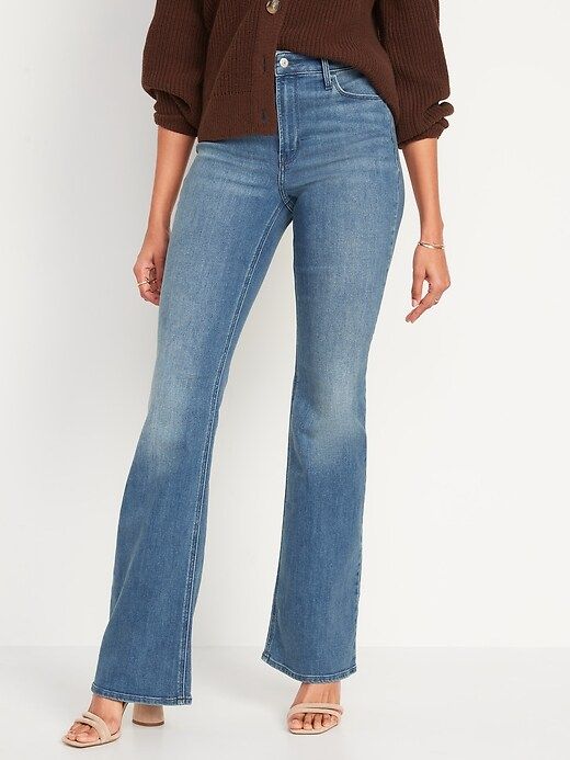 Wow Stretch High-Waisted Flare Jeans