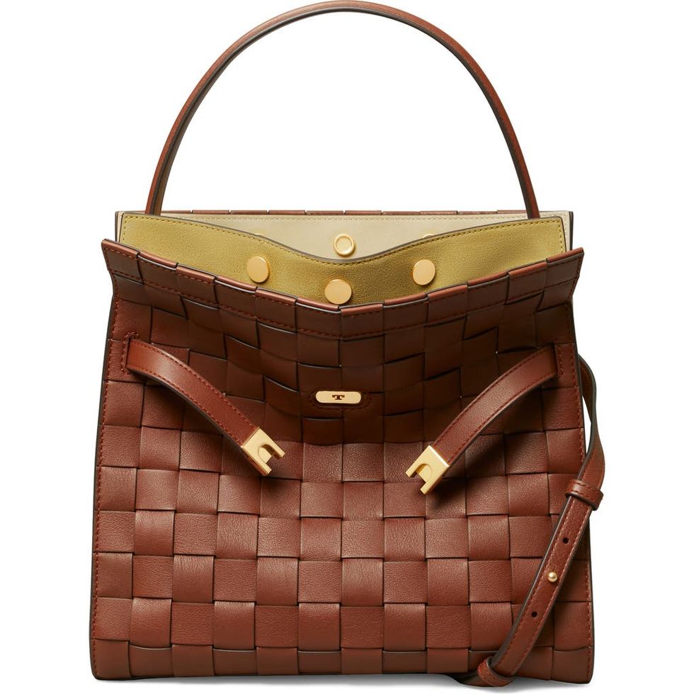 Lee Radziwill Woven Leather Bag
