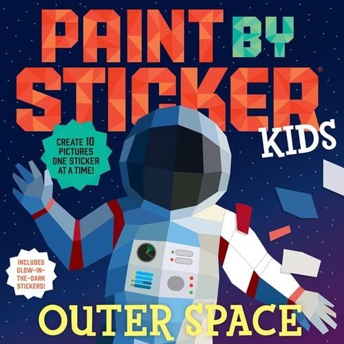 Paint by Sticker Kids: Espaço Sideral