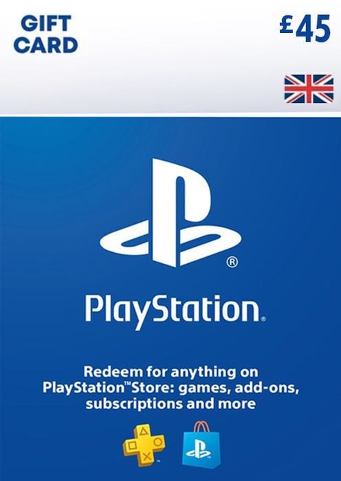 Carte cadeau PlayStation Store de 45 GBP (Royaume-Uni)