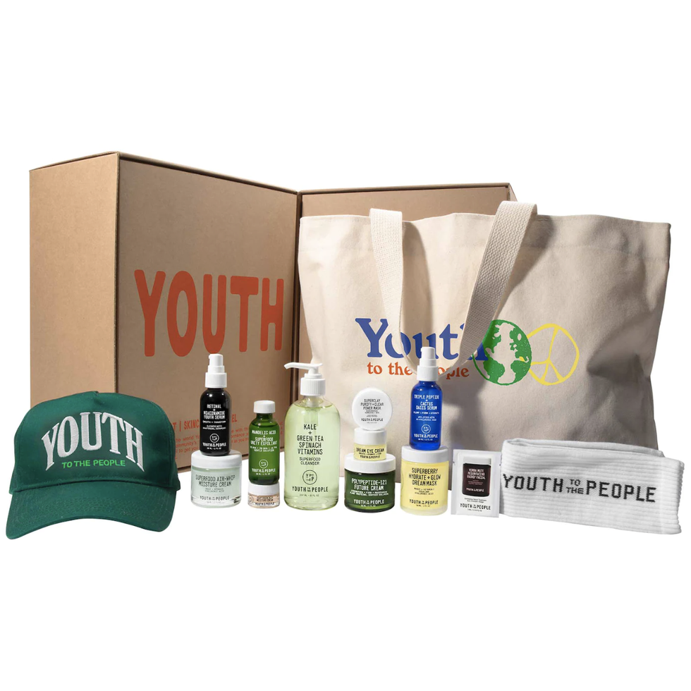 The Youth Vault: 13-Piece Skincare & Apparel Set