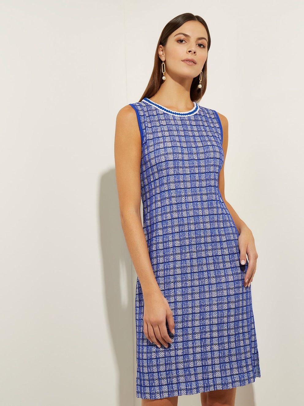 Theory novelty hotsell checker dress