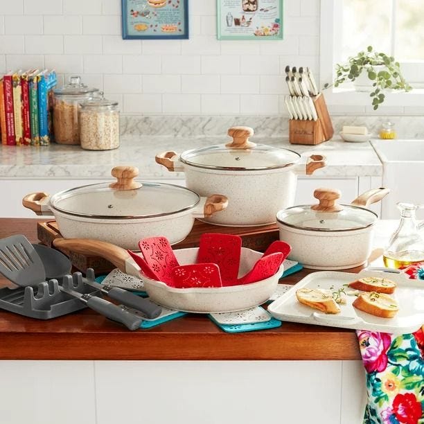 Shop The Pioneer Woman Cast Aluminum Pots and Pans at Walmart